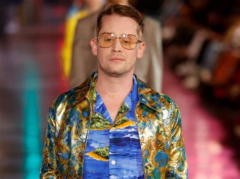 macaulay culkin 2021 gucci|macaulay culkin Gucci catwalk.